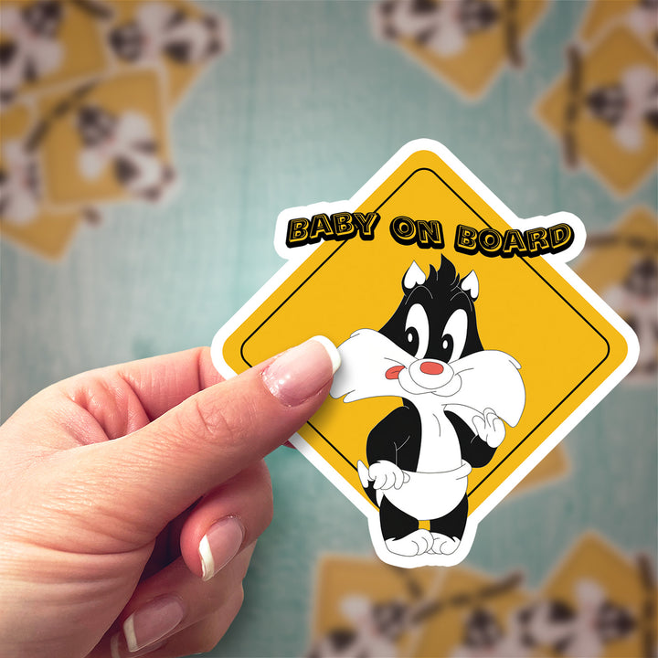 Looney Tunes "Baby Sylvester" Car Sticker