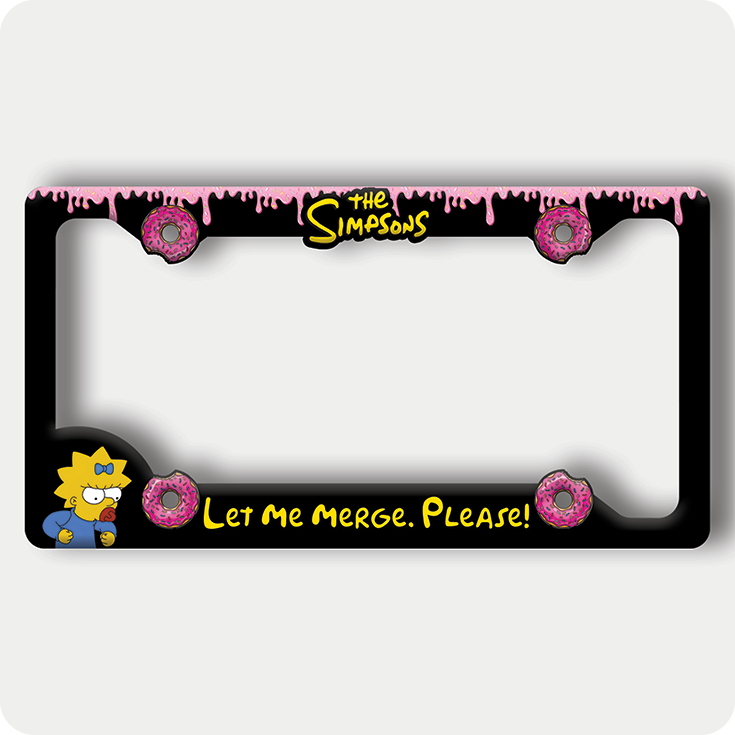 The Simpsons Maggie License Plate Frame