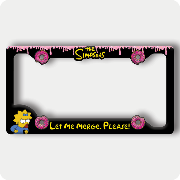 The Simpsons Maggie License Plate Frame