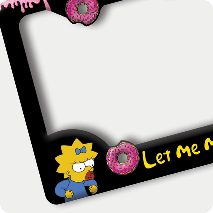 The Simpsons Maggie License Plate Frame