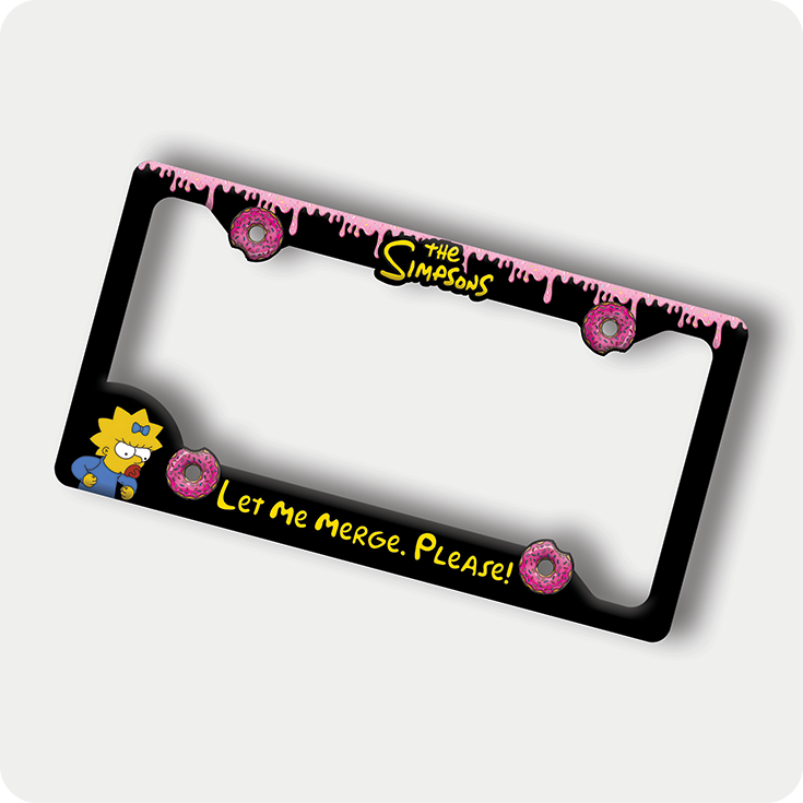 The Simpsons Maggie License Plate Frame