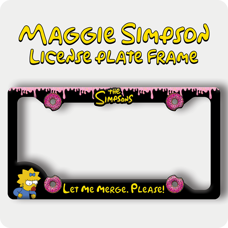The Simpsons Maggie License Plate Frame