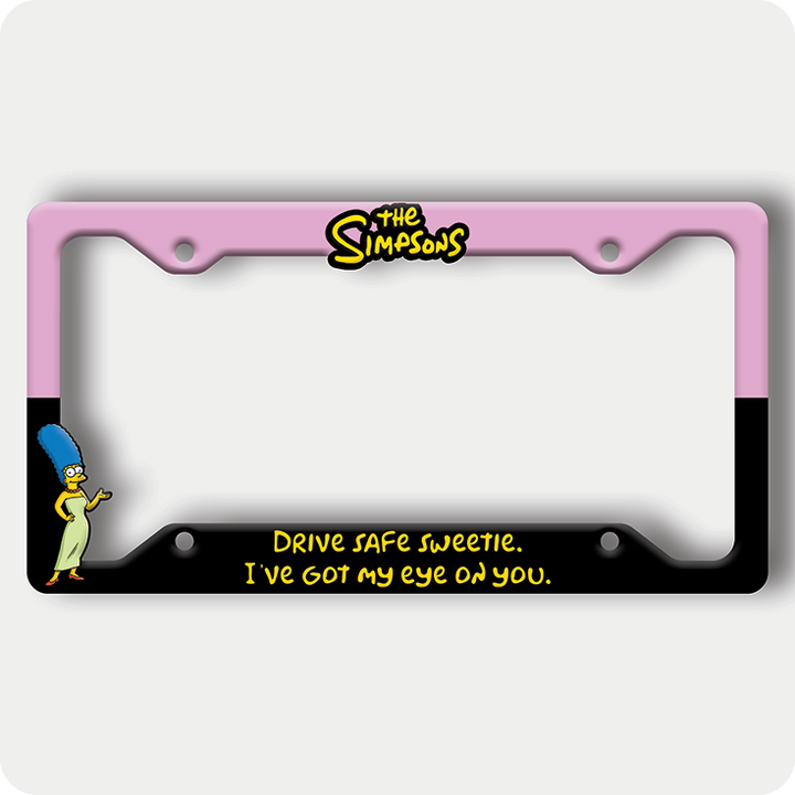 Marge Simpson License Plate Frame