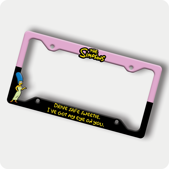 Marge Simpson License Plate Frame
