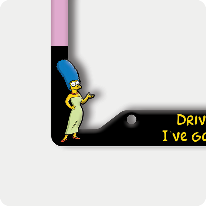 Marge Simpson License Plate Frame