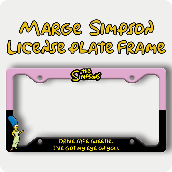 Marge Simpson License Plate Frame