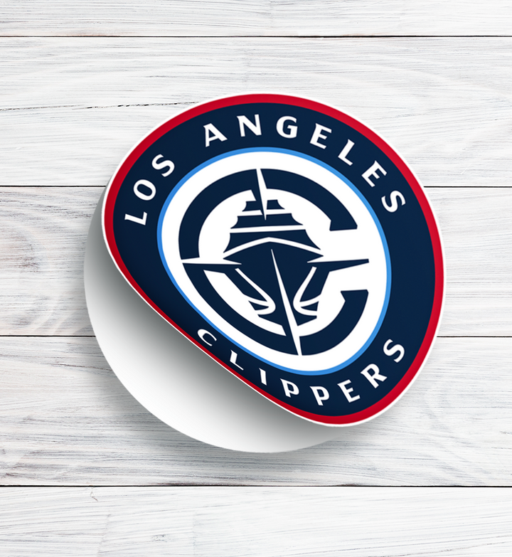 Los Angeles Clippers Sticker 2024-25 season - Holographic or Glossy - Waterproof - Great Gift NBA Stickers - Rozovy