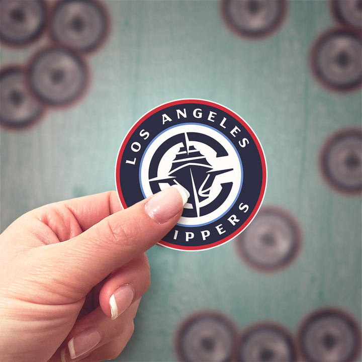 Los Angeles Clippers Sticker 2024-25 season - Holographic or Glossy - Waterproof - Great Gift NBA Stickers - Rozovy