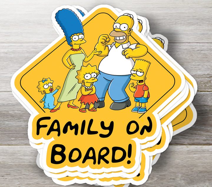 The Simpsons Family on Board