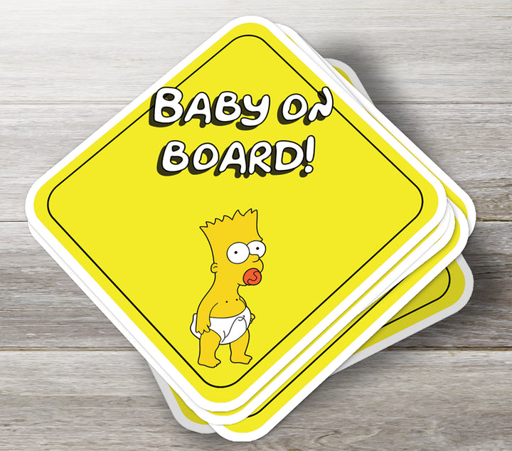 The Simpsons Baby Bart Sticker