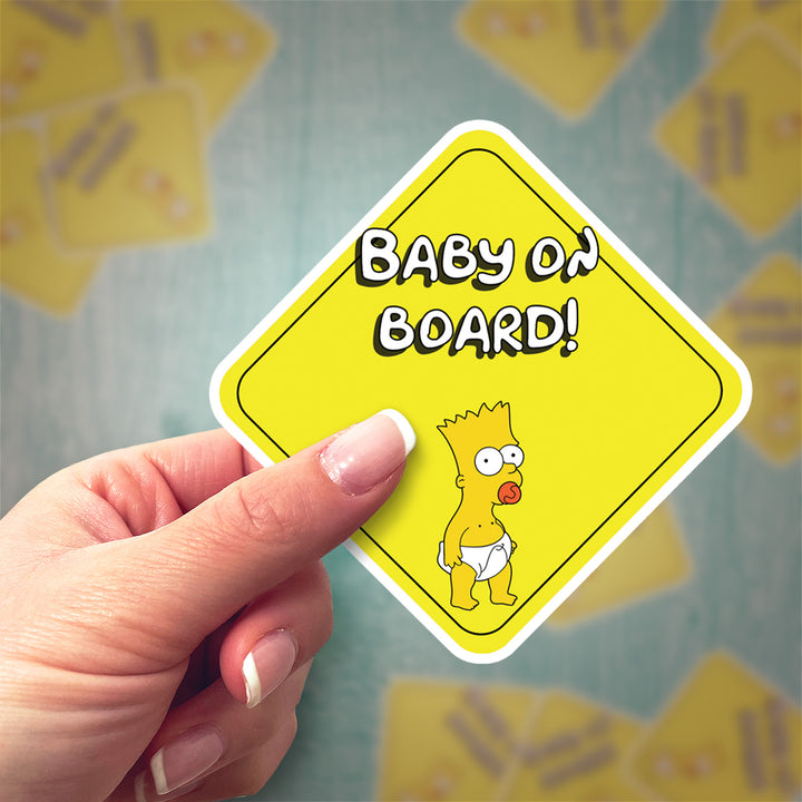 The Simpsons Baby Bart Sticker