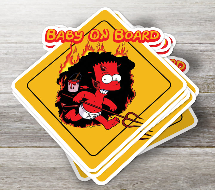 The Simpsons Bart Decal