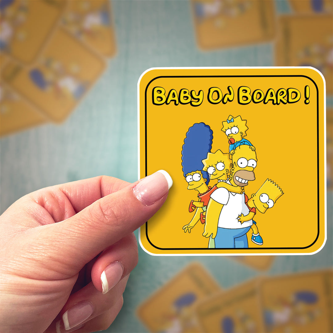 The Simpson Family Car Sticker Decal