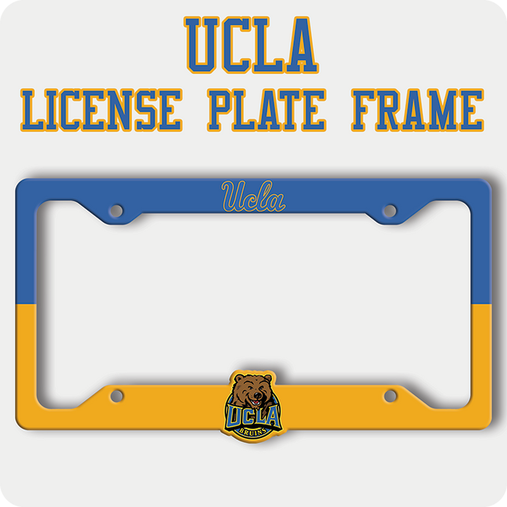 UCLA License Plate Frame – University of California Los Angeles Car Accessory