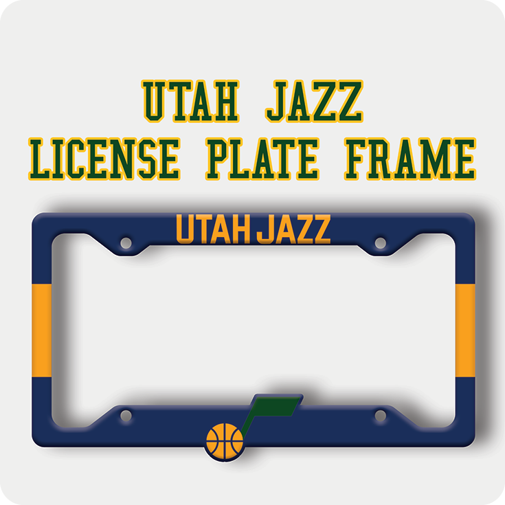 Utah Jazz License Plate Frame