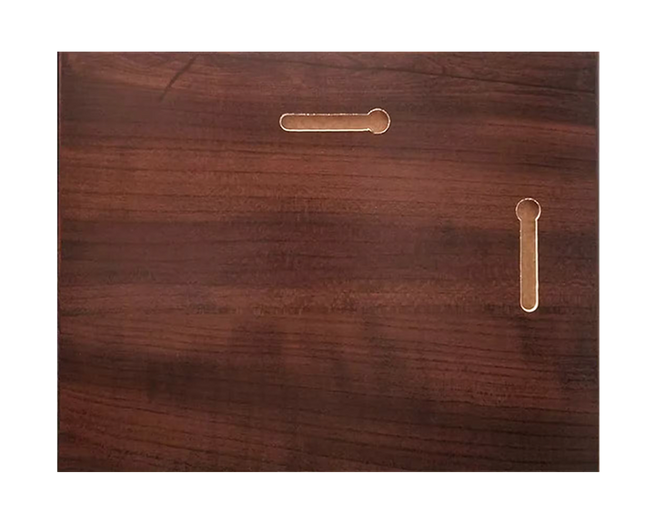 Cherry Finish Plaque - Black/Gold Brass Plate - Black Brass Perpetual Plate - Value Pack