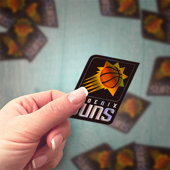 Phoenix Suns Logo Sticker 2013/14 - Present - Holographic or Glossy - Waterproof - Great Gift