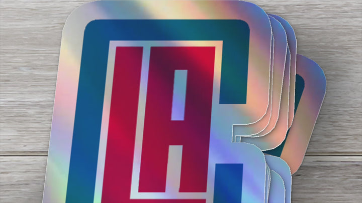 Los Angeles Clippers Sticker - Holographic or Glossy - Waterproof - Great Gift