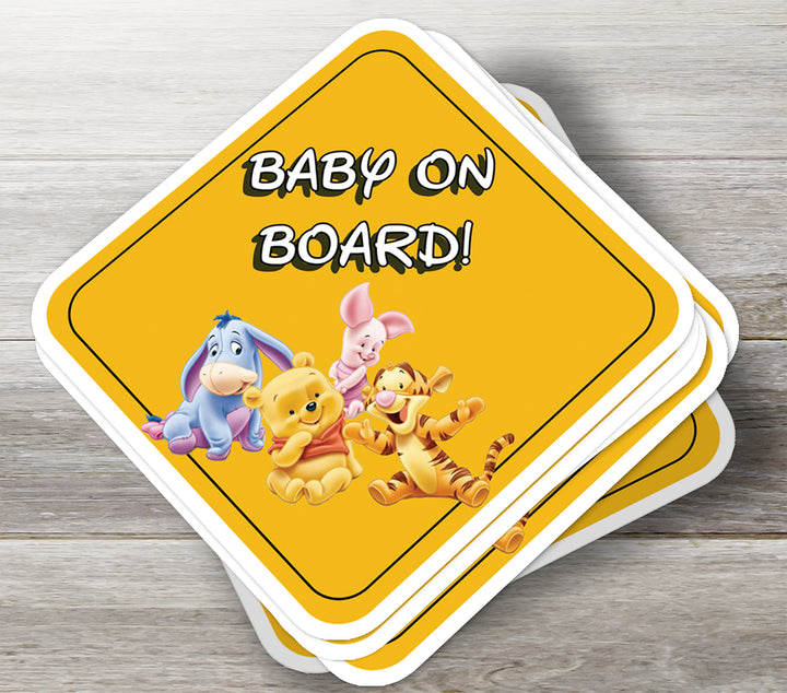 Winnie the Pooh and Friends Car Sticker