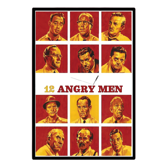 12 Angry Men (1957) Illuminated LED frame display & Poster