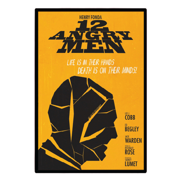 12 Angry Men (1957) Illuminated LED frame display & Poster