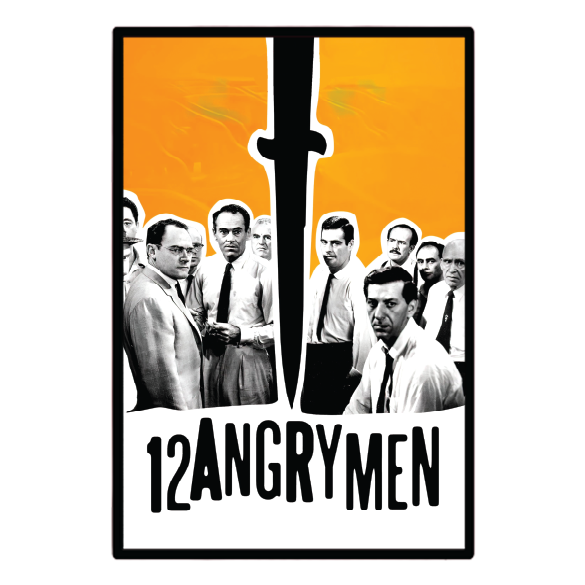 12 Angry Men (1957) Illuminated LED frame display & Poster