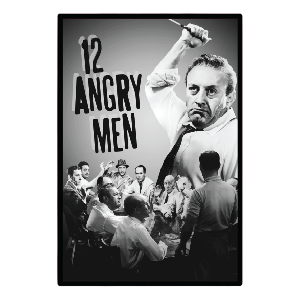 12 Angry Men (1957) Illuminated LED frame display & Poster