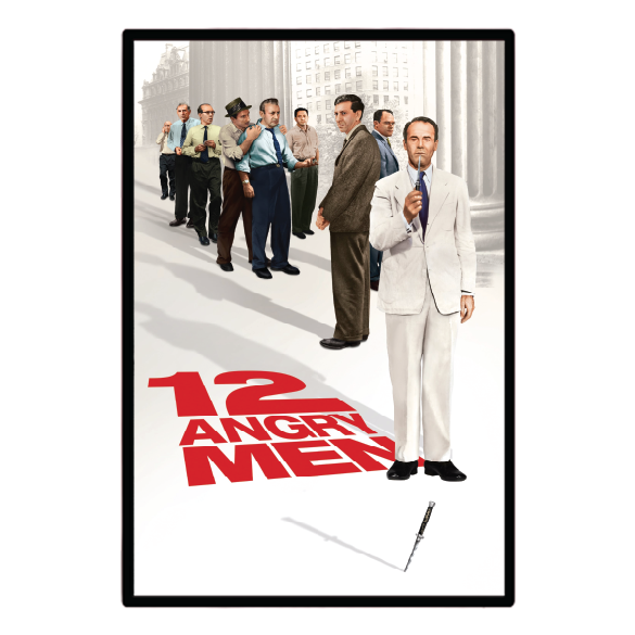 12 Angry Men (1957) Illuminated LED frame display & Poster