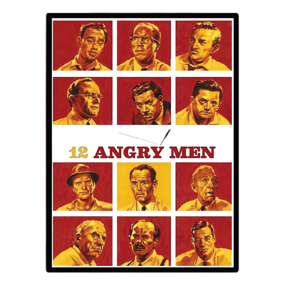 12 Angry Men (1957) Illuminated LED frame display & Poster