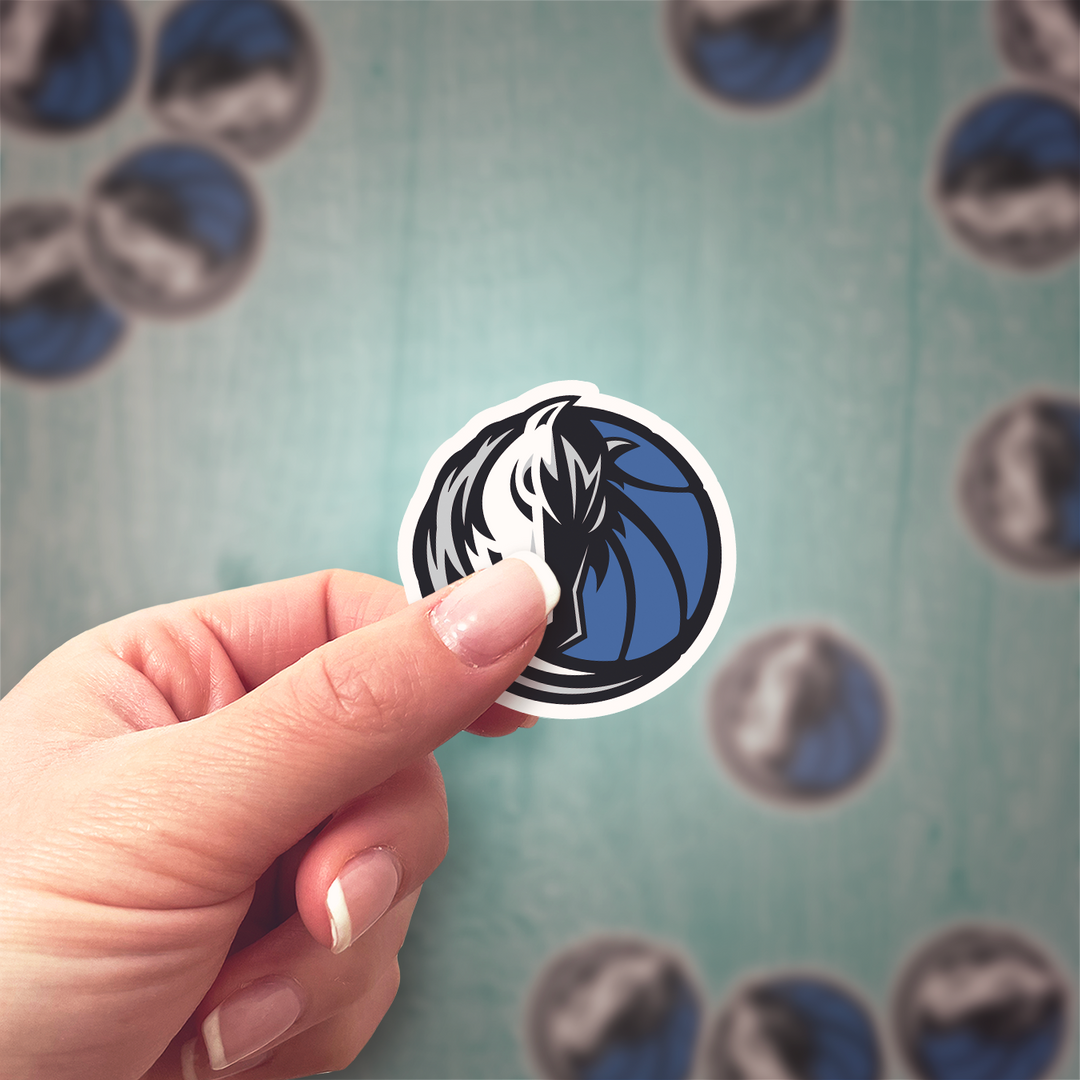 Maverick Up Your Gear with Dallas Mavericks Logo Stickers! 🏀✨ Dallas Mavericks - Rozovy