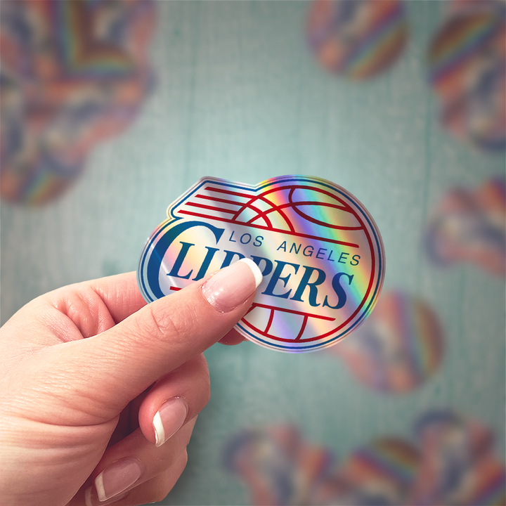 Los Angeles Clippers Sticker - Holographic or Glossy - Waterproof - Great Gift NBA Stickers - Rozovy