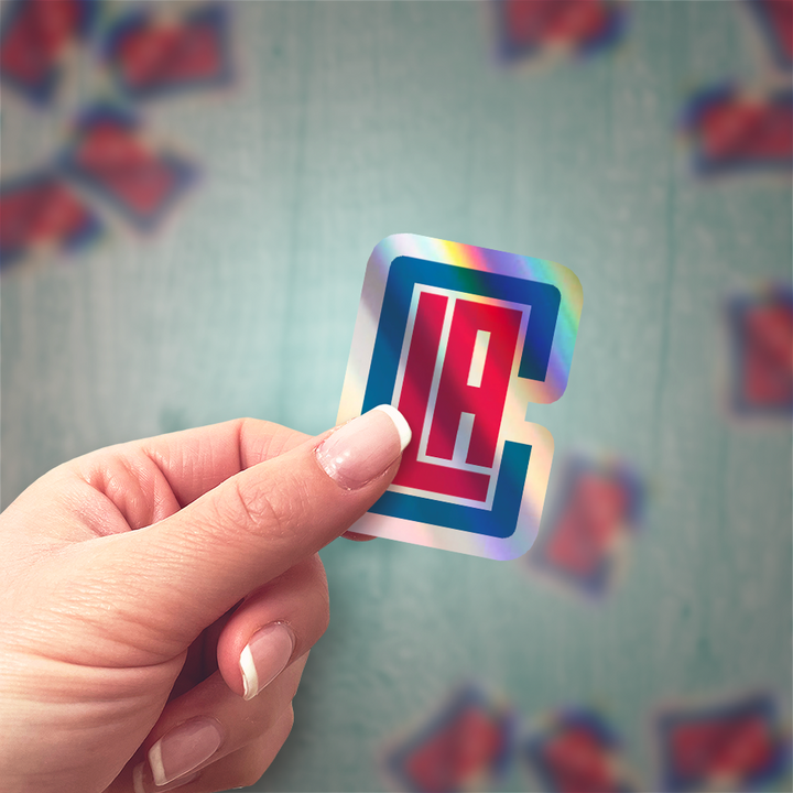 Los Angeles Clippers Sticker - Holographic or Glossy - Waterproof - Great Gift NBA Stickers - Rozovy
