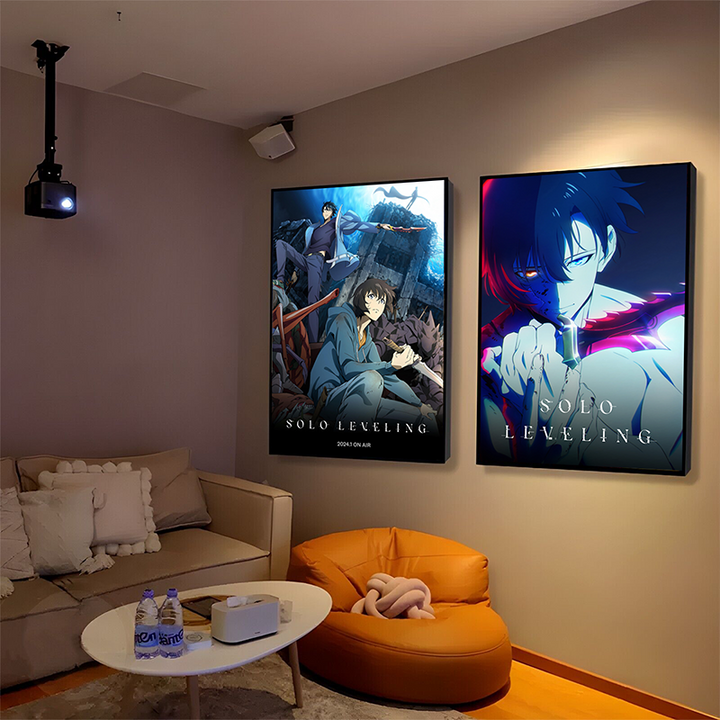 Solo Leveling (2024) Illuminated LED frame display & Poster