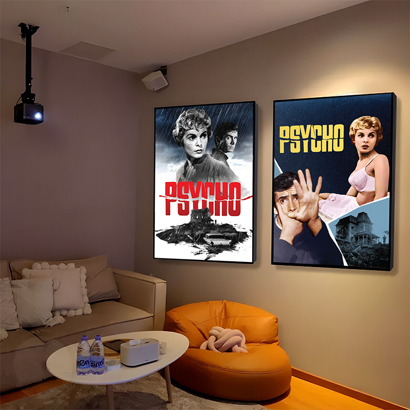 Psycho (1960) Illuminated LED frame display & Poster