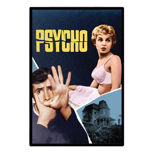 Psycho (1960) Illuminated LED frame display & Poster