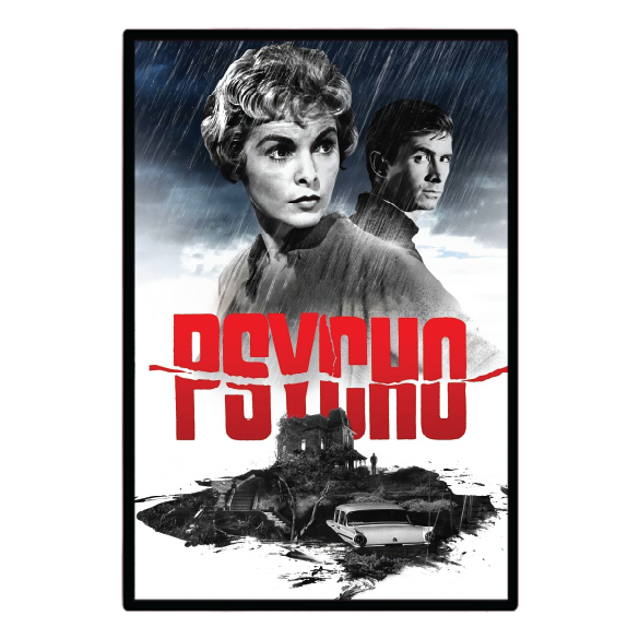 Psycho (1960) Illuminated LED frame display & Poster
