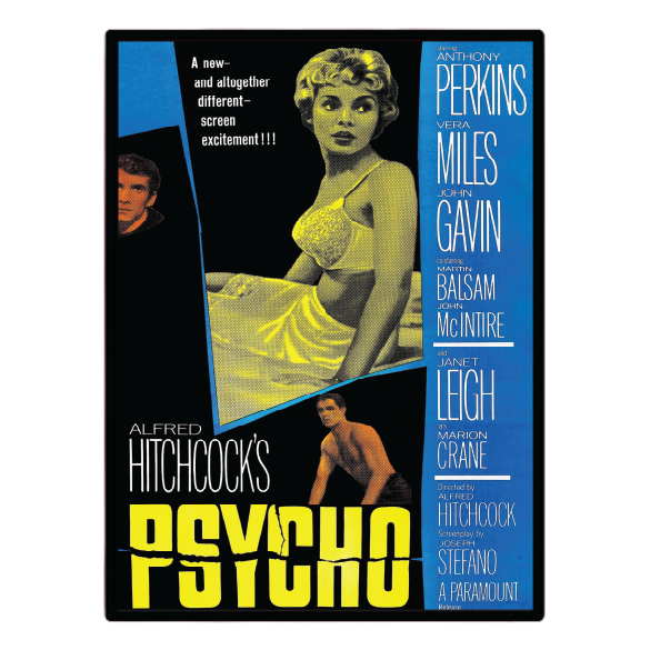 Psycho (1960) Illuminated LED frame display & Poster