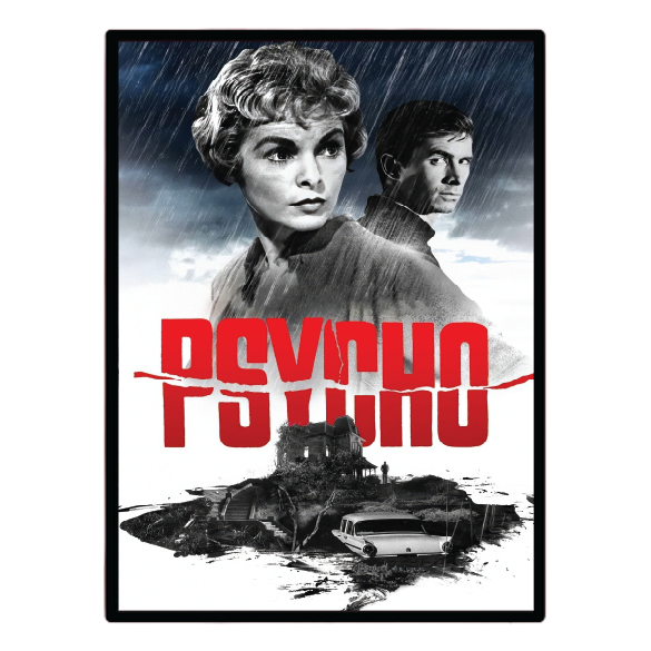Psycho (1960) Illuminated LED frame display & Poster