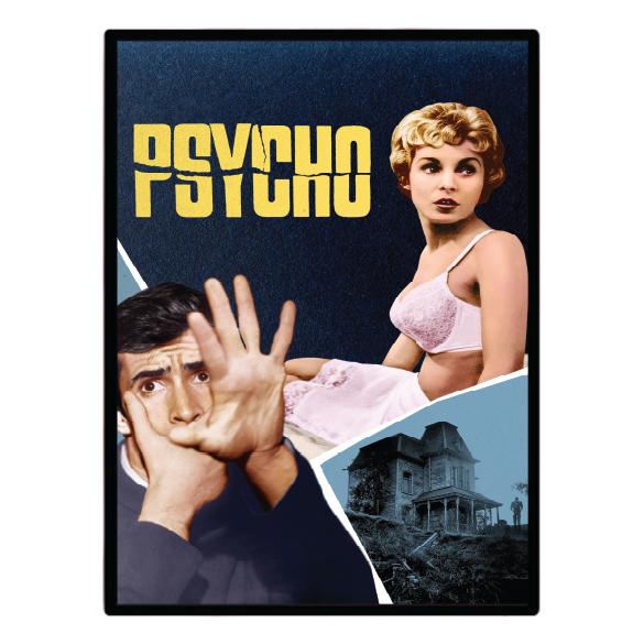 Psycho (1960) Illuminated LED frame display & Poster
