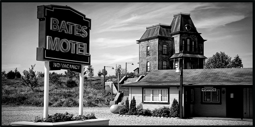 Psycho (1960) Illuminated LED frame display & Poster