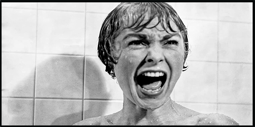 Psycho (1960) Illuminated LED frame display & Poster