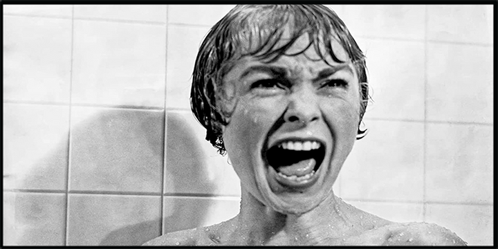 Psycho (1960) Illuminated LED frame display & Poster