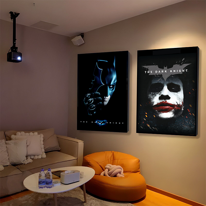 The Dark Knight (2008) Illuminated LED frame display & Poster
