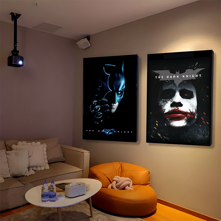 The Dark Knight (2008) Illuminated LED frame display & Poster