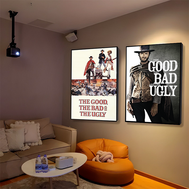 The Good, the Bad and the Ugly (1966) Illuminated LED frame display & Poster
