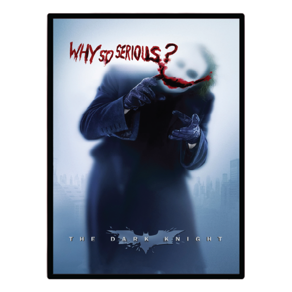 The Dark Knight (2008) Illuminated LED frame display & Poster