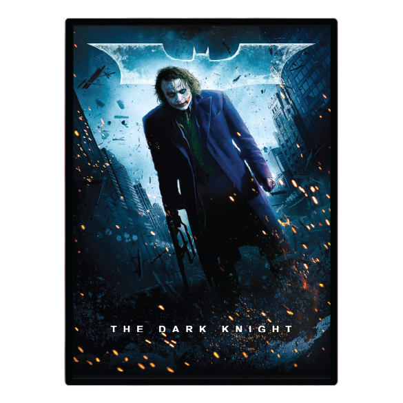 The Dark Knight (2008) Illuminated LED frame display & Poster