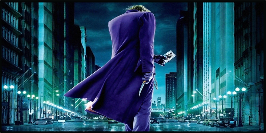 The Dark Knight (2008) Illuminated LED frame display & Poster