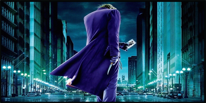 The Dark Knight (2008) Illuminated LED frame display & Poster