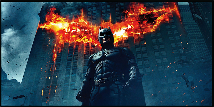 The Dark Knight (2008) Illuminated LED frame display & Poster